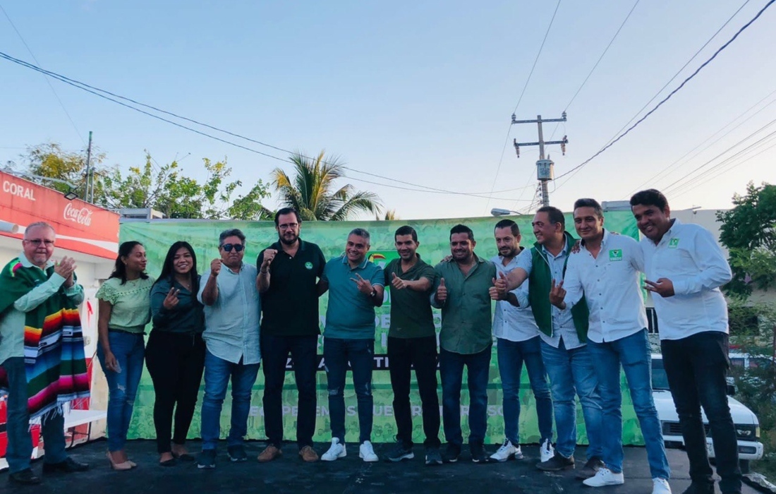 Inauguran oficinas del Partido Verde en Isla Mujeres